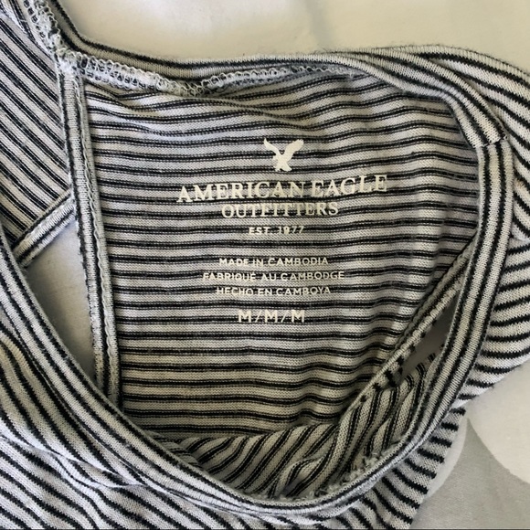 American Eagle Striped Tank Top - Picture 2 of 3